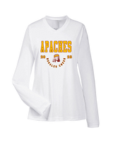 Nogales AZ HS Cheer Swoop - Womens Performance Longsleeve