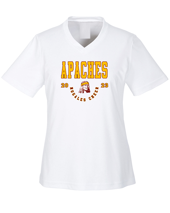 Nogales AZ HS Cheer Swoop - Womens Performance Shirt