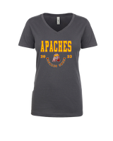Nogales AZ HS Cheer Swoop - Womens Vneck