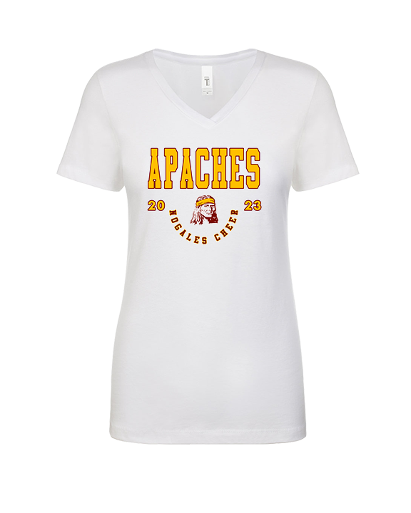Nogales AZ HS Cheer Swoop - Womens Vneck