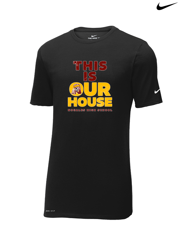 Nogales AZ HS Cheer TIOH - Mens Nike Cotton Poly Tee