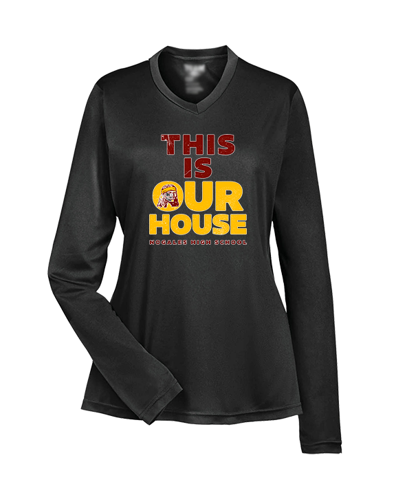 Nogales AZ HS Cheer TIOH - Womens Performance Longsleeve