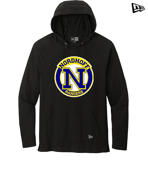 Nordhoff HS Football Additional logo - New Era Tri-Blend Hoodie