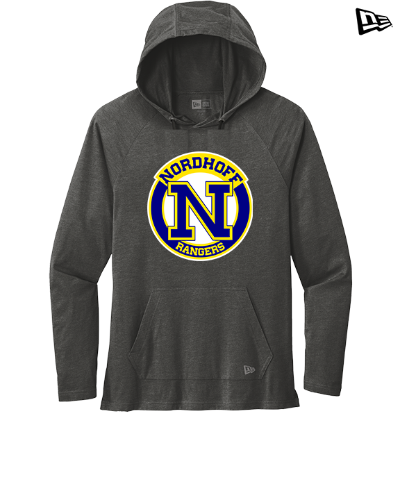 Nordhoff HS Football Additional logo - New Era Tri-Blend Hoodie