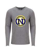 Nordhoff HS Football Additional logo - Tri-Blend Long Sleeve