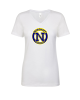 Nordhoff HS Football Additional logo - Womens V-Neck