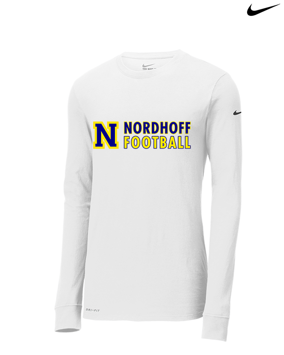 Nordhoff HS Football Basic - Mens Nike Longsleeve