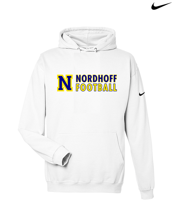 Nordhoff HS Football Basic - Nike Club Fleece Hoodie