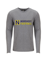 Nordhoff HS Football Basic - Tri-Blend Long Sleeve