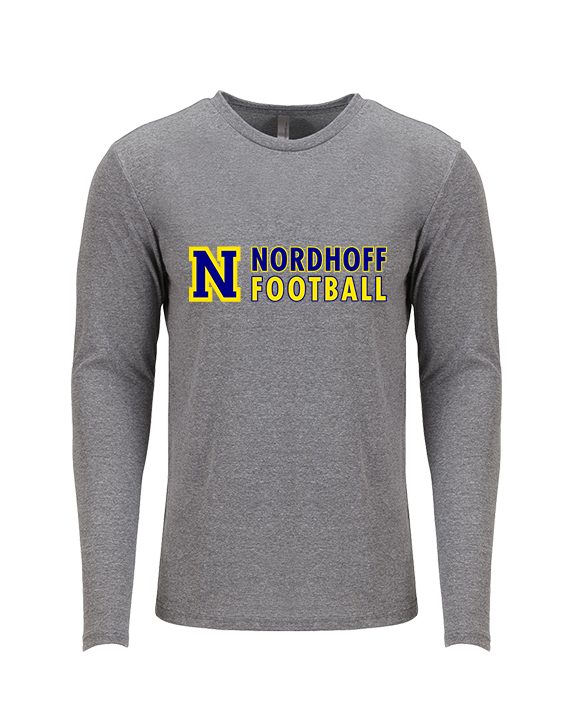 Nordhoff HS Football Basic - Tri-Blend Long Sleeve