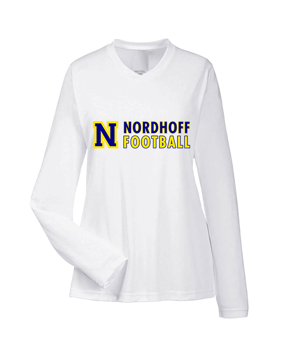 Nordhoff HS Football Basic - Womens Performance Longsleeve
