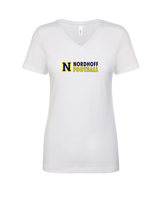 Nordhoff HS Football Basic - Womens Vneck