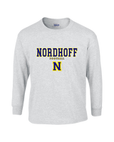 Nordhoff HS Football Block - Cotton Longsleeve