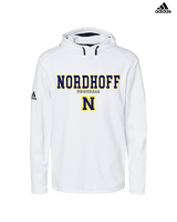 Nordhoff HS Football Block - Mens Adidas Hoodie