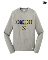 Nordhoff HS Football Block - New Era Performance Long Sleeve