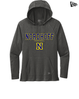 Nordhoff HS Football Block - New Era Tri-Blend Hoodie