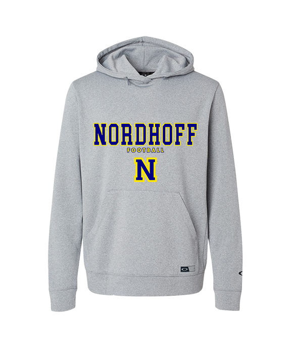 Nordhoff HS Football Block - Oakley Performance Hoodie