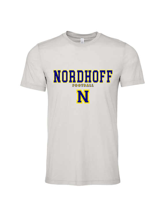 Nordhoff HS Football Block - Tri-Blend Shirt