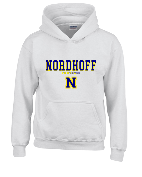 Nordhoff HS Football Block - Unisex Hoodie