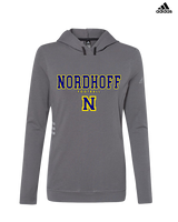 Nordhoff HS Football Block - Womens Adidas Hoodie