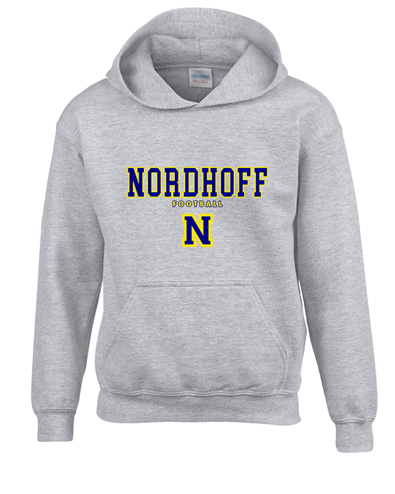 Nordhoff HS Football Block - Youth Hoodie