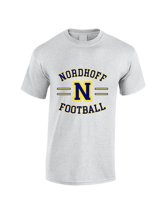 Nordhoff HS Football Curve - Cotton T-Shirt