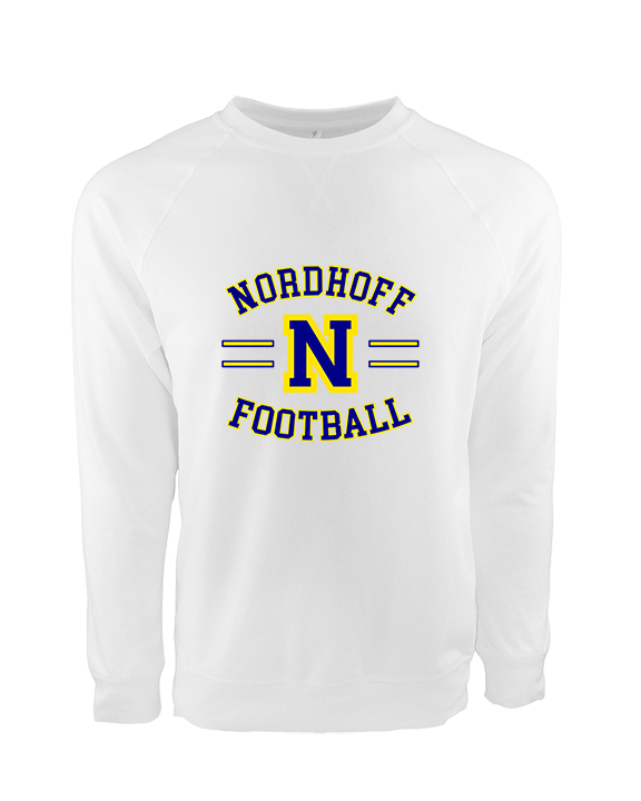 Nordhoff HS Football Curve - Crewneck Sweatshirt