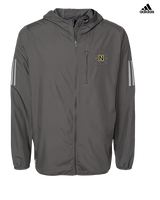 Nordhoff HS Football Curve - Mens Adidas Full Zip Jacket