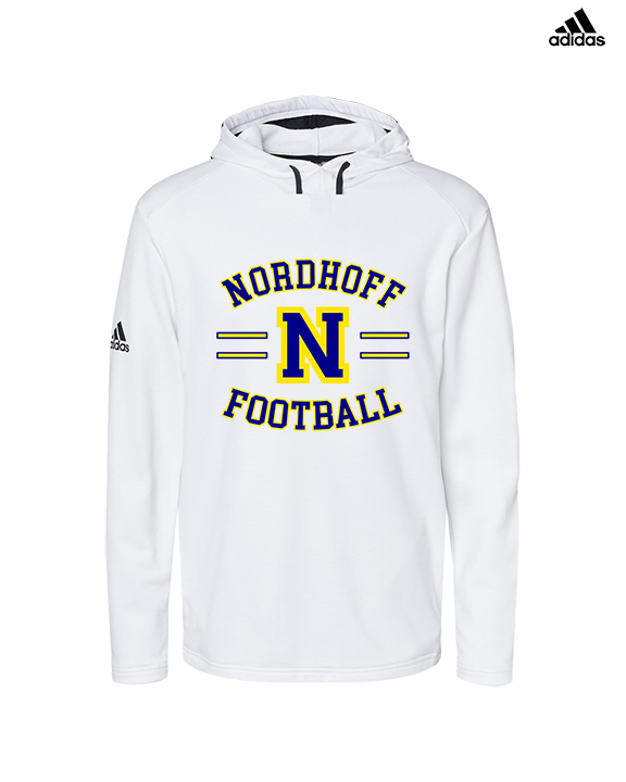 Nordhoff HS Football Curve - Mens Adidas Hoodie