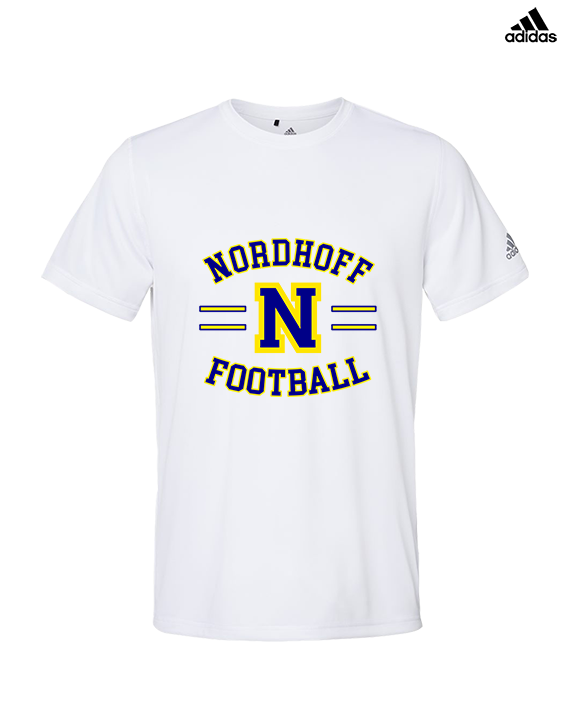 Nordhoff HS Football Curve - Mens Adidas Performance Shirt