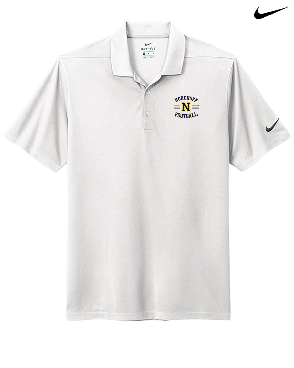 Nordhoff HS Football Curve - Nike Polo