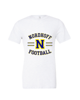 Nordhoff HS Football Curve - Tri-Blend Shirt