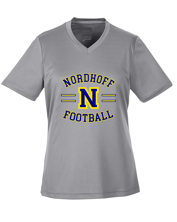 Nordhoff HS Football Curve - Womens Performance Shirt
