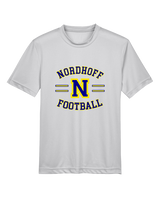 Nordhoff HS Football Curve - Youth Performance Shirt