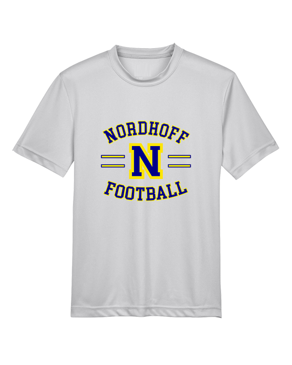 Nordhoff HS Football Curve - Youth Performance Shirt
