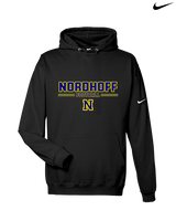 Nordhoff HS Football Keen - Nike Club Fleece Hoodie
