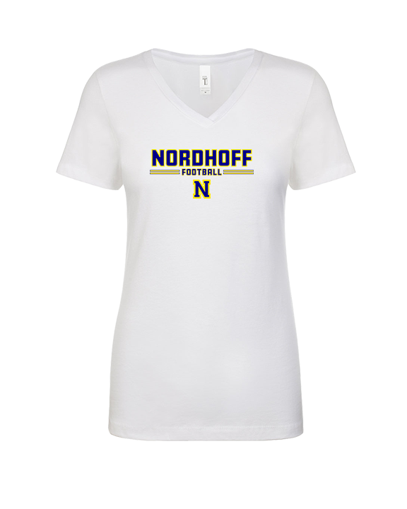 Nordhoff HS Football Keen - Womens Vneck