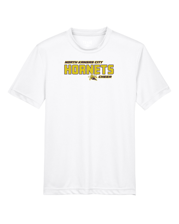 North Kansas City HS Cheer Bold - Youth Performance T-Shirt