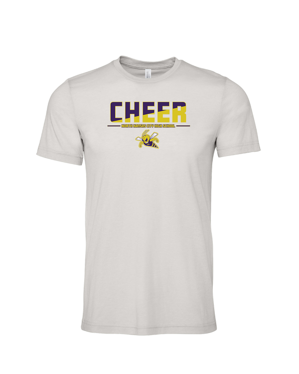 North Kansas City HS Cheer Cut - Mens Tri Blend Shirt