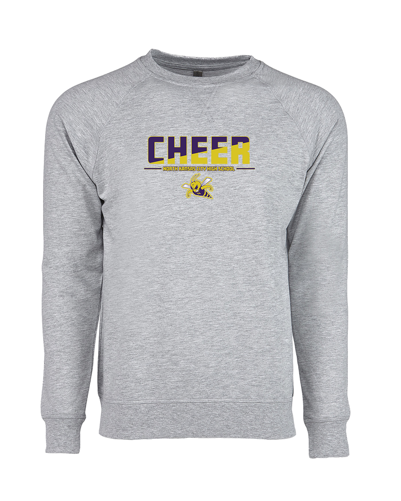North Kansas City HS Cheer Cut - Crewneck Sweatshirt