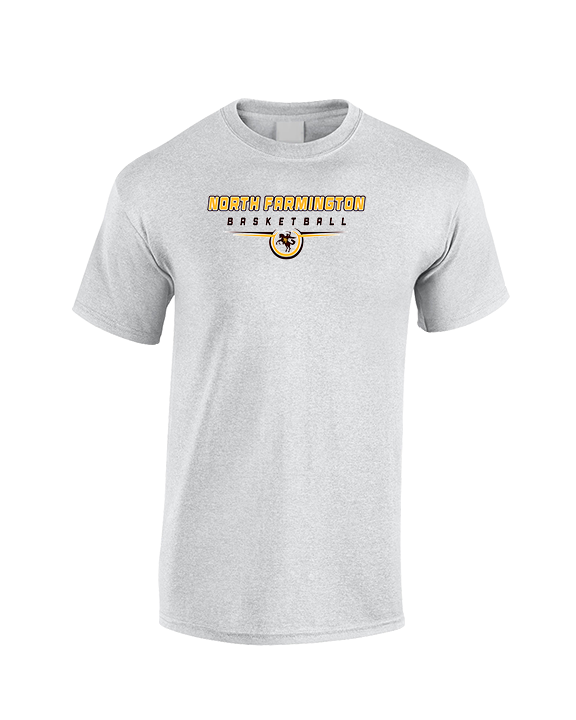 North Farmington HS Basketball Design - Cotton T-Shirt