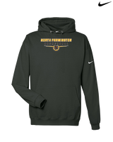 North Farmington HS Basketball Design - Nike Club Fleece Hoodie