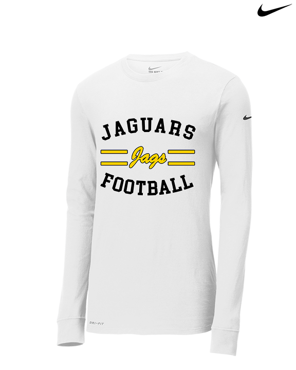 Northern Cass HS Football Curve - Mens Nike Longsleeve