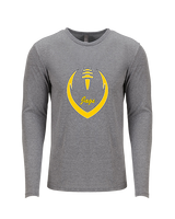 Northern Cass HS Football Full Football - Tri-Blend Long Sleeve