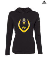 Northern Cass HS Football Full Football - Womens Adidas Hoodie