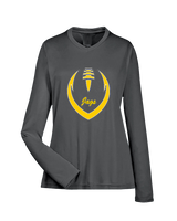 Northern Cass HS Football Full Football - Womens Performance Longsleeve
