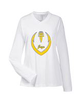 Northern Cass HS Football Full Football - Womens Performance Longsleeve