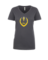 Northern Cass HS Football Full Football - Womens Vneck