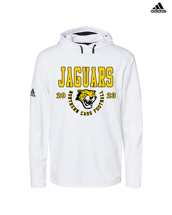 Northern Cass HS Football Swoop - Mens Adidas Hoodie