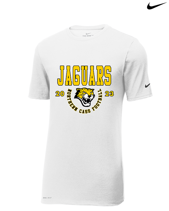 Northern Cass HS Football Swoop - Mens Nike Cotton Poly Tee